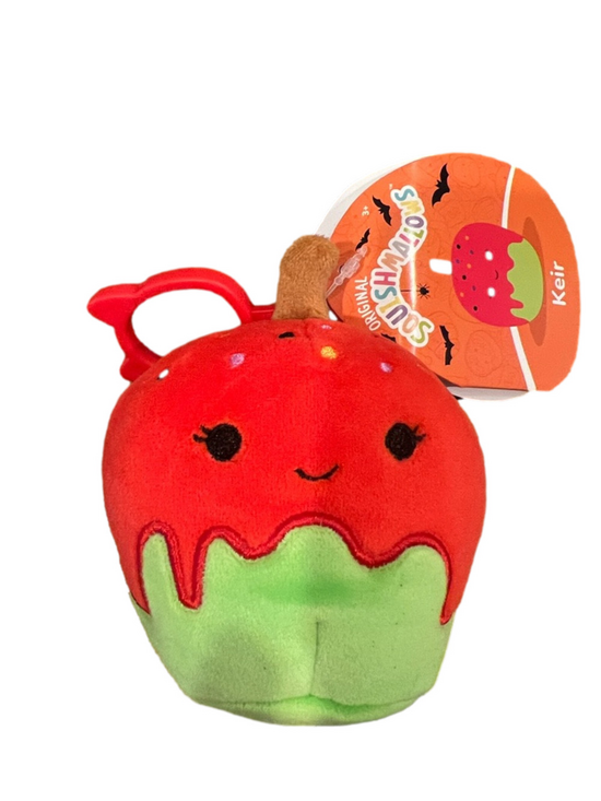 Squishmallows Other - NWT 3.5” Keir the Candy Apple Squishmallow Clip
